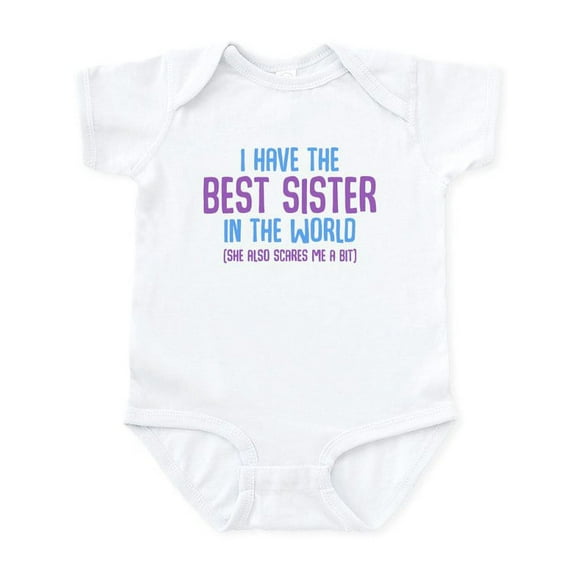 CafePress - I Have The Best Sister In The Baby Light Bodysuit - Baby Light Bodysuit, Size Newborn - 24 Months