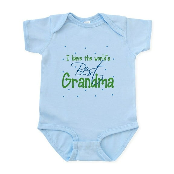 CafePress - I Have The World's Best Grandma Infant Bodysuit - Baby Light Bodysuit, Size Newborn - 24 Months