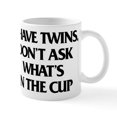 thumbnail image 1 of CafePress - I Have Twins. Don't Ask - 11 oz Ceramic Mug - Novelty Coffee Tea Cup, 1 of 6