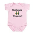 thumbnail image 1 of CafePress - I Have Two Moms, Whats Your Super Power? Body Suit - Baby Light Bodysuit, Size Newborn - 24 Months, 1 of 4