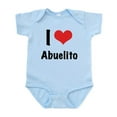 thumbnail image 1 of CafePress - I Heart Abuelito Infant Bodysuit - Baby Light Bodysuit, Size Newborn - 24 Months, 1 of 4