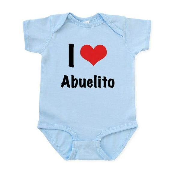 CafePress - I Heart Abuelito Infant Bodysuit - Baby Light Bodysuit, Size Newborn - 24 Months