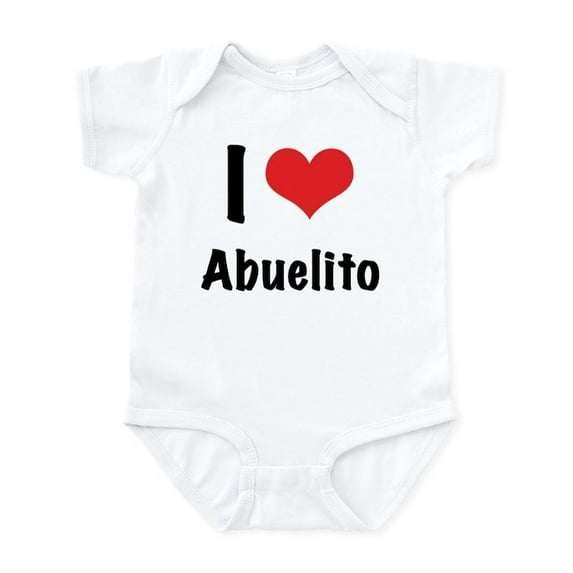 CafePress - I Heart Abuelito Infant Bodysuit - Baby Light Bodysuit, Size Newborn - 24 Months