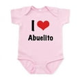 thumbnail image 1 of CafePress - I Heart Abuelito Infant Bodysuit - Baby Light Bodysuit, Size Newborn - 24 Months, 1 of 4