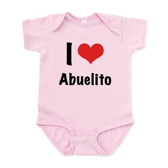 CafePress - I Heart Abuelito Infant Bodysuit - Baby Light Bodysuit, Size Newborn - 24 Months