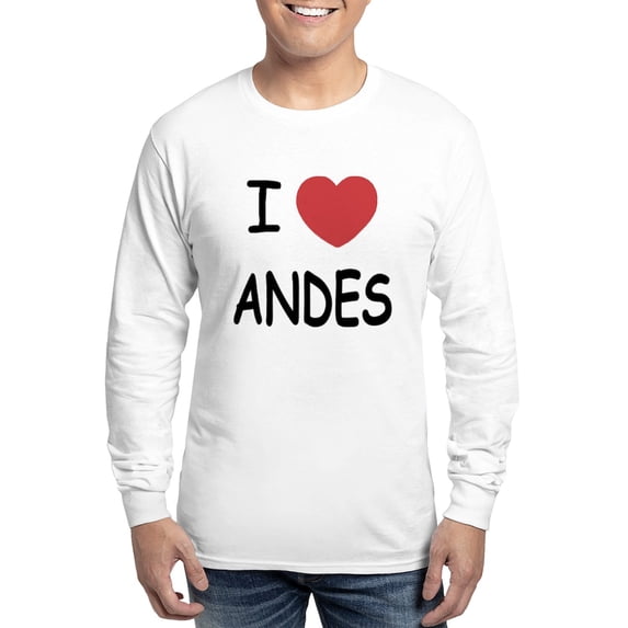CafePress - I Heart Andes Long Sleeve T Shirt - Unisex Cotton Long Sleeve T-Shirt