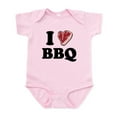 thumbnail image 1 of CafePress - I [Heart] BBQ Infant Bodysuit - Baby Light Bodysuit, Size Newborn - 24 Months, 1 of 4