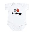 thumbnail image 1 of CafePress - I (Heart) Biology Infant Bodysuit - Baby Light Bodysuit, Size Newborn - 24 Months, 1 of 4