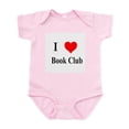 thumbnail image 1 of CafePress - I Heart Book Club Onesie - Baby Light Bodysuit, Size Newborn - 24 Months, 1 of 4
