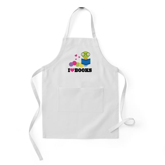 CafePress - I Heart Books Book Club - Kids Apron