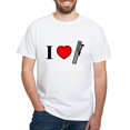 thumbnail image 1 of CafePress - I Heart Chimes Horizontal White T Shirt - Men's White Classic Cotton T-Shirts, 1 of 4