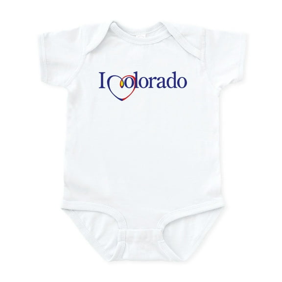 CafePress - I Heart Colorado Infant Bodysuit - Baby Light Bodysuit, Size Newborn - 24 Months
