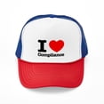 thumbnail image 1 of CafePress - I Heart Compliance - Adjustable Unisex Printed Trucker Hat with Mesh Back, 1 of 10