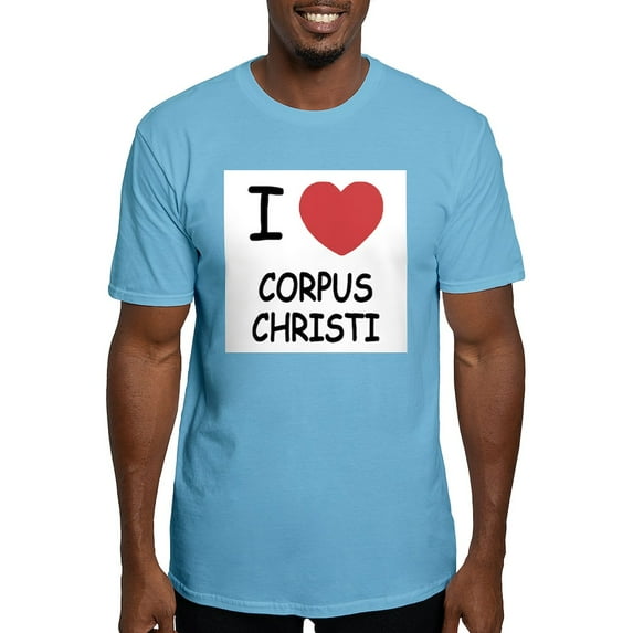 CafePress - I Heart Corpus Christi Fitted T Shirt - Fitted T-Shirt, Vintage Fit Soft Cotton Tee