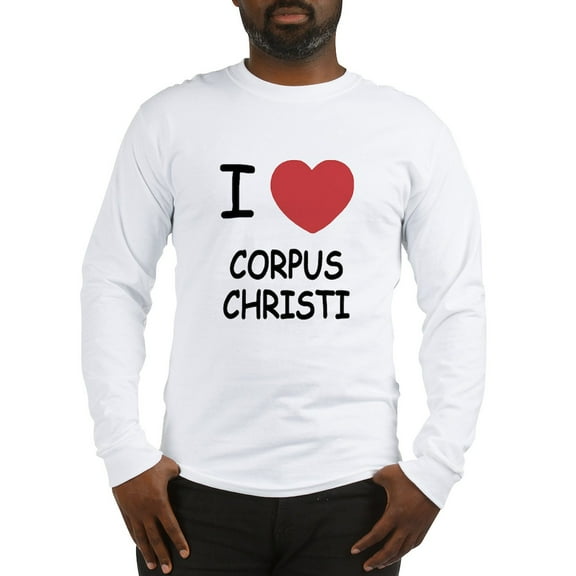 CafePress - I Heart Corpus Christi Long Sleeve T Shirt - Unisex Cotton Long Sleeve T-Shirt