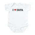 thumbnail image 1 of CafePress - I Heart Data Infant Bodysuit - Baby Light Bodysuit, Size Newborn - 24 Months, 1 of 4