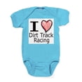 thumbnail image 1 of CafePress - I Heart Dirt Track Racing - Cute Infant Bodysuit Baby Romper - Size Newborn - 24 Months, 1 of 3