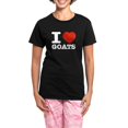 thumbnail image 1 of CafePress - I Heart Goats Women's Dark Pajamas - Women's Short Sleeve Print T-Shirt and Pants Dark Cotton Pajama Set, 1 of 7