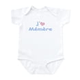 thumbnail image 1 of CafePress - I Heart Grandma French Infant Bodysuit - Baby Light Bodysuit, Size Newborn - 24 Months, 1 of 4
