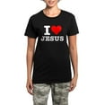thumbnail image 1 of CafePress - I Heart Jesus Women's Dark Pajamas - Women's Short Sleeve Print T-Shirt and Pants Dark Cotton Pajama Set, 1 of 7