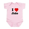 thumbnail image 1 of CafePress - I Heart Jido Infant Bodysuit - Baby Light Bodysuit, Size Newborn - 24 Months, 1 of 4