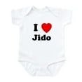thumbnail image 1 of CafePress - I Heart Jido Infant Bodysuit - Baby Light Bodysuit, Size Newborn - 24 Months, 1 of 4