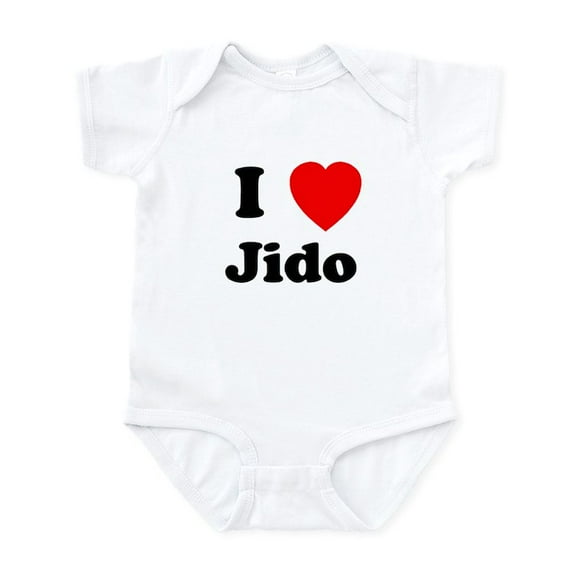CafePress - I Heart Jido Infant Bodysuit - Baby Light Bodysuit, Size Newborn - 24 Months