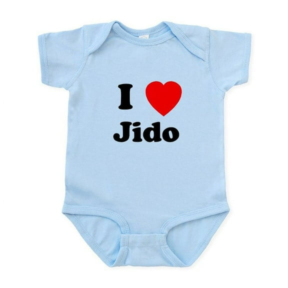 CafePress - I Heart Jido Infant Bodysuit - Baby Light Bodysuit, Size Newborn - 24 Months