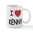 thumbnail image 1 of CafePress - I Heart KENNY Mug - 11 oz Ceramic Mug - Novelty Coffee Tea Cup, 1 of 4