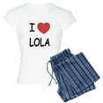 thumbnail image 1 of CafePress - I Heart LOLA Women's Light Pajamas - Women's Short Sleeve Print T-Shirt and Pants Light Cotton Pajama Set, 1 of 7