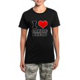 thumbnail image 1 of CafePress - I Heart (Love) Garlic Bread Women's Dark Pajamas - Women's Short Sleeve Print T-Shirt and Pants Dark Cotton Pajama Set, 1 of 7