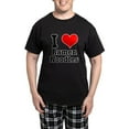 thumbnail image 1 of CafePress - I Heart (Love) Ramen Noodles Men's Dark Pajamas - Men's Dark Loose Fit Cotton Pajama Set, 1 of 7