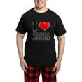 thumbnail image 1 of CafePress - I Heart (Love) Ramen Noodles Men's Dark Pajamas - Men's Dark Loose Fit Cotton Pajama Set, 1 of 7