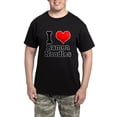 thumbnail image 1 of CafePress - I Heart (Love) Ramen Noodles Men's Dark Pajamas - Men's Dark Loose Fit Cotton Pajama Set, 1 of 7