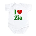 thumbnail image 1 of CafePress - I (Heart) Love Zia Infant Bodysuit - Baby Light Bodysuit, Size Newborn - 24 Months, 1 of 4