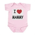 thumbnail image 1 of CafePress - I Heart Mammy Infant Bodysuit - Baby Light Bodysuit, Size Newborn - 24 Months, 1 of 4