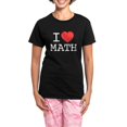 thumbnail image 1 of CafePress - I Heart Math Women's Dark Pajamas - Women's Short Sleeve Print T-Shirt and Pants Dark Cotton Pajama Set, 1 of 7