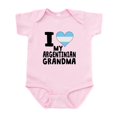 thumbnail image 1 of CafePress - I Heart My Argentinian Grandma Body Suit - Baby Light Bodysuit, Size Newborn - 24 Months, 1 of 4