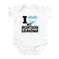 thumbnail image 1 of CafePress - I Heart My Argentinian Grandma Body Suit - Baby Light Bodysuit, Size Newborn - 24 Months, 1 of 4