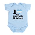 thumbnail image 1 of CafePress - I Heart My Argentinian Grandma Body Suit - Baby Light Bodysuit, Size Newborn - 24 Months, 1 of 4