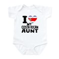 thumbnail image 1 of CafePress - I Heart My Costa Rican Aunt Body Suit - Baby Light Bodysuit, Size Newborn - 24 Months, 1 of 4