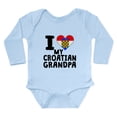 thumbnail image 1 of CafePress - I Heart My Croatian Grandpa Body Suit - Long Sleeve Cotton Baby Bodysuit, 1 of 4