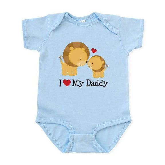 CafePress - I Heart My Daddy Infant Bodysuit - Baby Light Bodysuit, Size Newborn - 24 Months