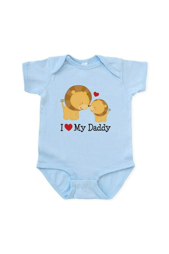 - I Heart My Daddy Infant Bodysuit - Baby Light Bodysuit, Size Newborn - 24 Months