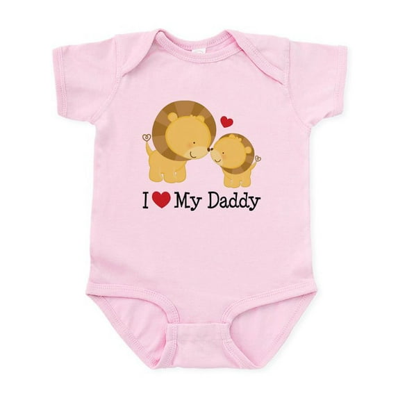 CafePress - I Heart My Daddy Infant Bodysuit - Baby Light Bodysuit, Size Newborn - 24 Months