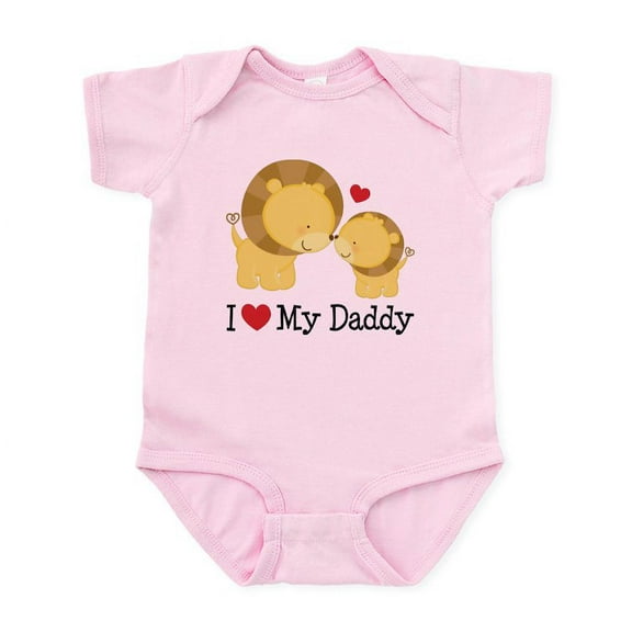CafePress - I Heart My Daddy Infant Bodysuit - Baby Light Bodysuit, Size Newborn - 24 Months