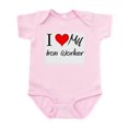 thumbnail image 1 of CafePress - I Heart My Iron Worker Infant Bodysuit - Baby Light Bodysuit, Size Newborn - 24 Months, 1 of 4