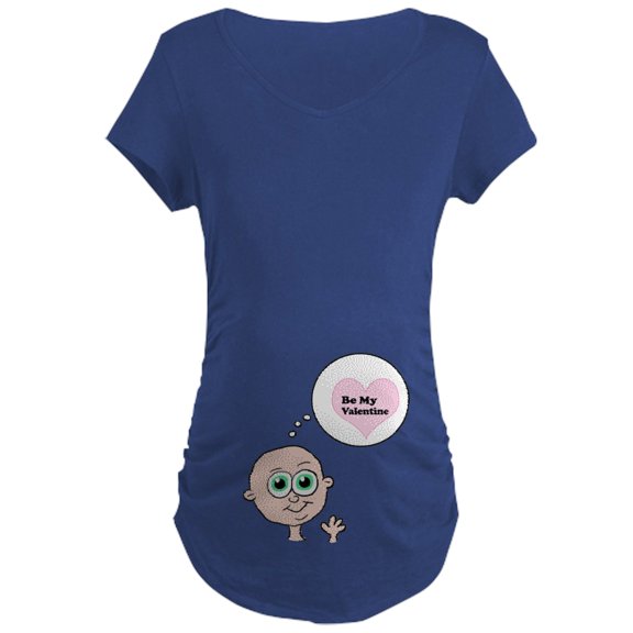 CafePress - I Heart My Mom Baby Maternity T Shirt - Maternity Dark T-Shirt