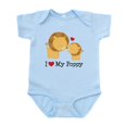 thumbnail image 1 of CafePress - I Heart My Poppy Infant Bodysuit - Baby Light Bodysuit, Size Newborn - 24 Months, 1 of 4