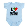 thumbnail image 1 of CafePress - I Heart My Portuguese Grandparents Body Suit - Baby Light Bodysuit, Size Newborn - 24 Months, 1 of 4